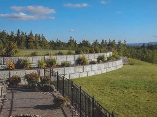 Residential Concrete Retaining Wall