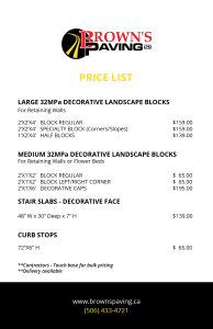 Concrete Block Prices