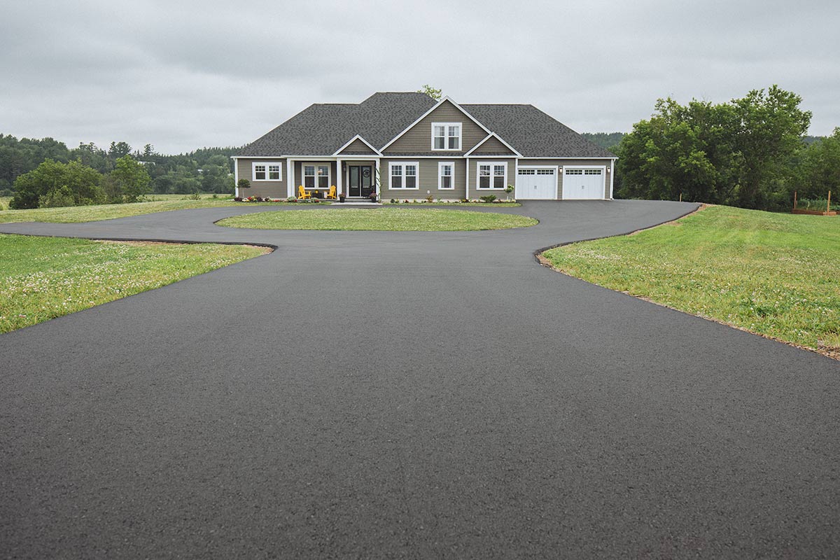 after paving driveway